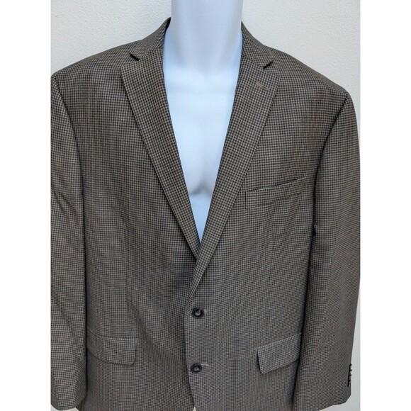 Michael Kors Blazer Jacket Mens Sz 44R Gingham Single Breasted - Picture 2 of 10